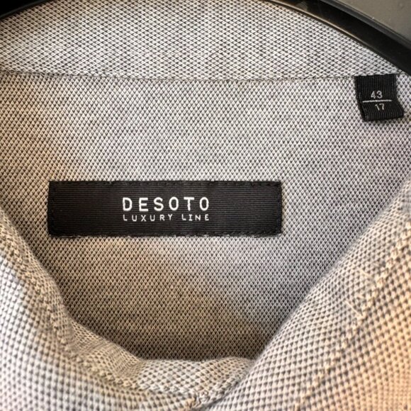 Desoto Luxury Line Kent Jersey Cotton Shirt - Picture 3 of 6